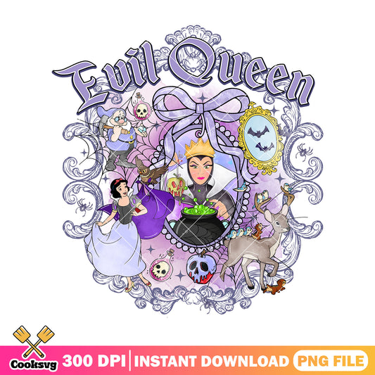 Evil queen villain png, disney villains png, halloween movies png