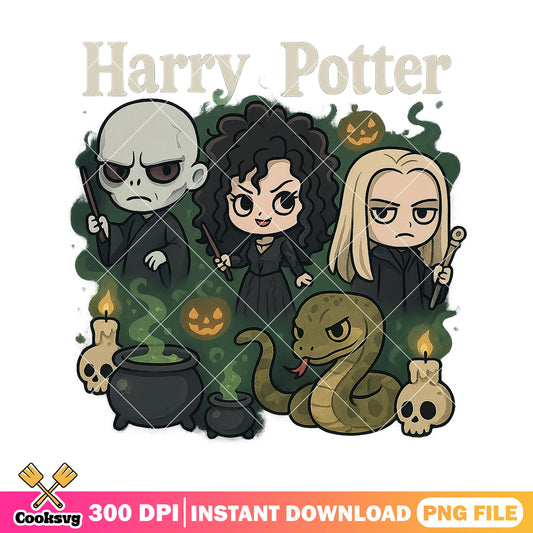 Evil spellcasters png, harry potter movie png, horror png