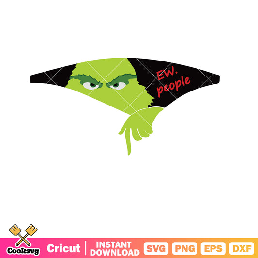 Ew People Grinch Face Svg design svg, grinch face svg, the grinch svgzip