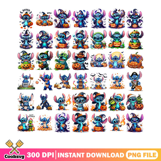 Experiment 626 cute stitch png bundle, wicker pumpkin png, corn candy png