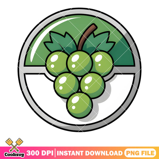Fakemon grape pokeball png, pokeball png, pokemon card png