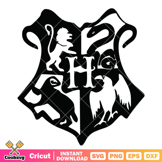 Family logo of harry potter svg, harry potter 2025​ svg