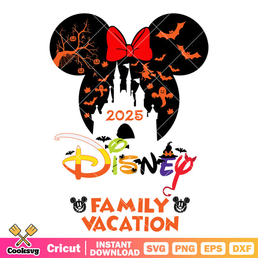 Family vacation minnie halloween svg, mickey mouse halloween svg
