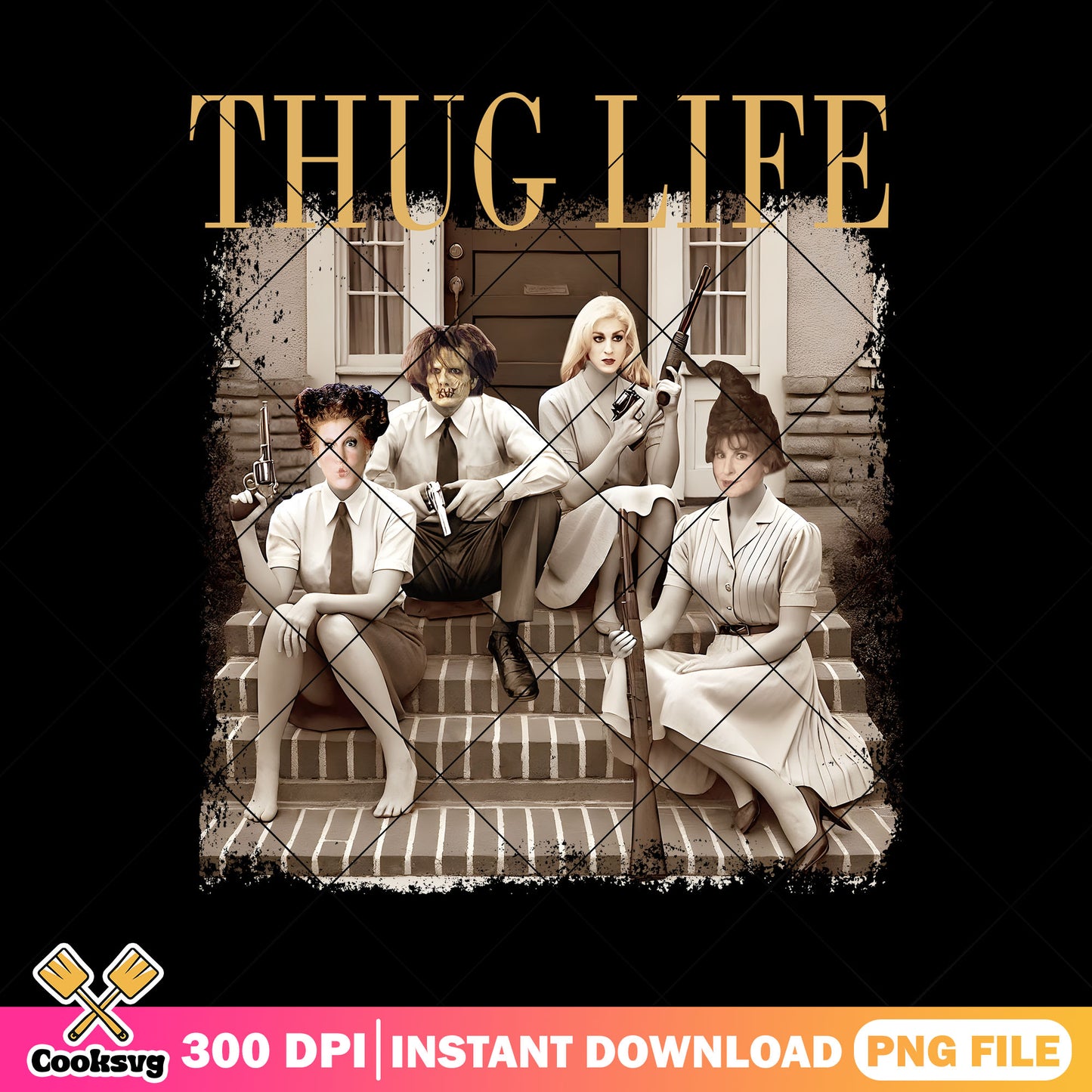 Fashion thug life png, halloween custome png, horror movies​ png