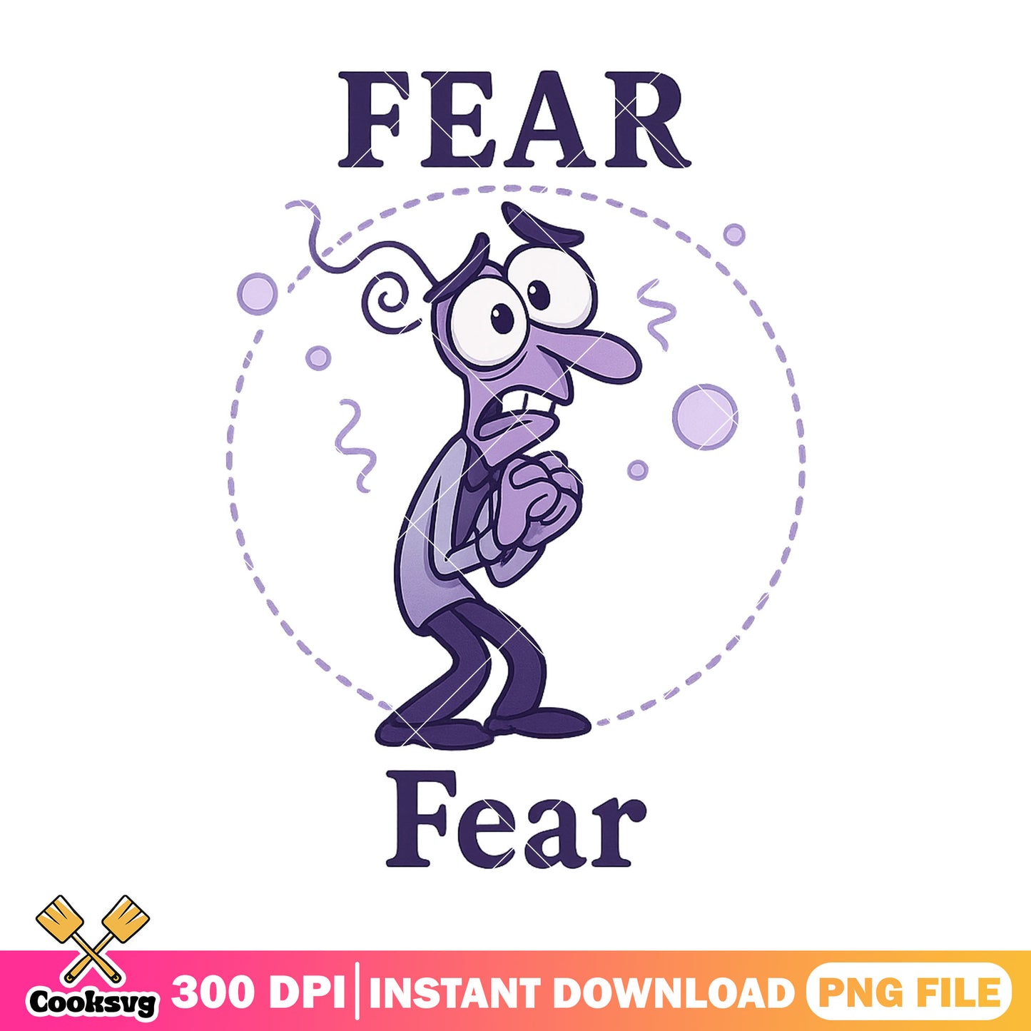 Fear design png, fear inside out 2 png, inside out​ 2 png