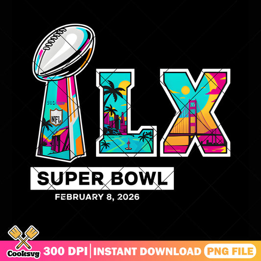 February 8 2026 football leauge png, super bowl lx png, bad bunny png