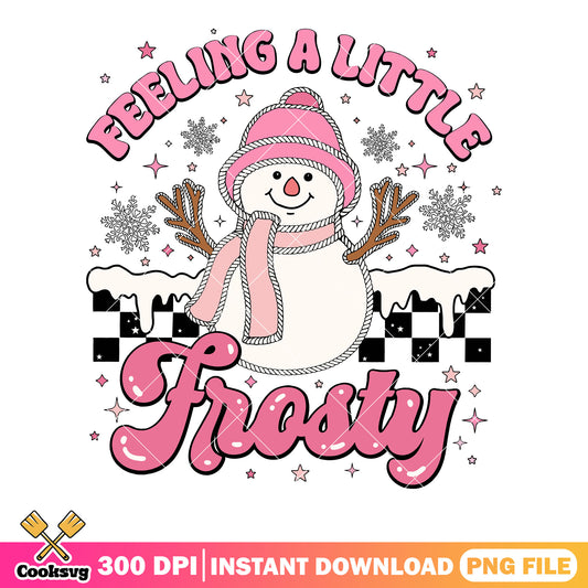 Feeling a little trosty png, decor snowman png, star snowflake png