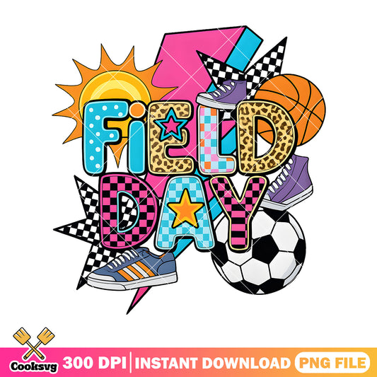 Field day game vibes png design, field day png, field day game png