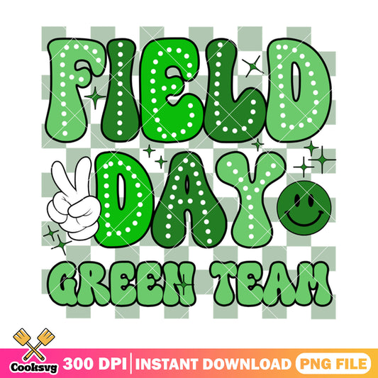Field day green team png, field day png, field day games​ png
