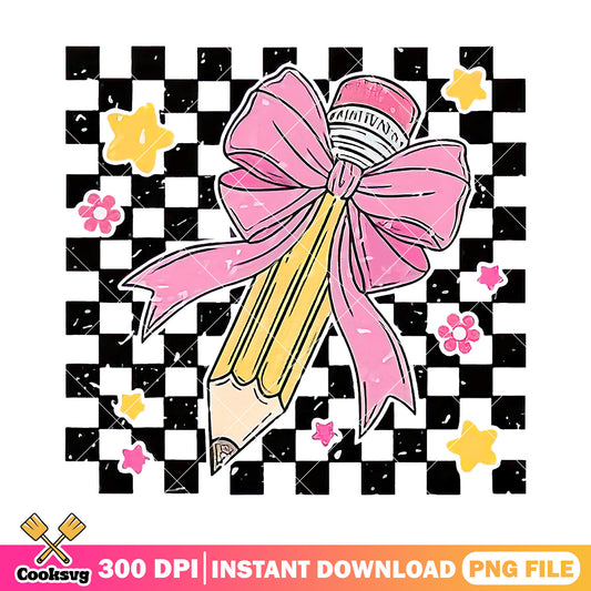 File big yellow pencil png, big bow png, when is back to school png