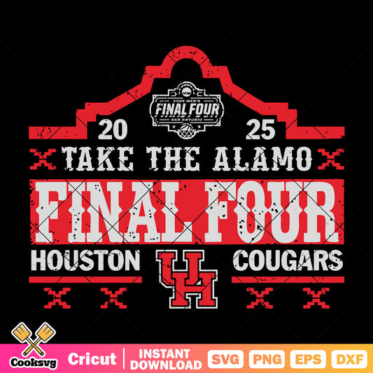 Final four houston cougars 2025 svg, houston cougars svg