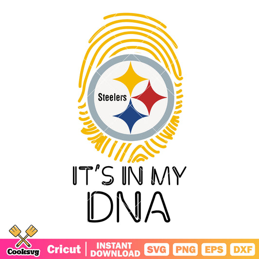 Fingerprint steelers dna gene svg, afc svg, pittsburgh svg