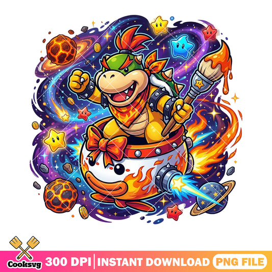 Fire cup browser png, mario characters png, super mario galaxy png