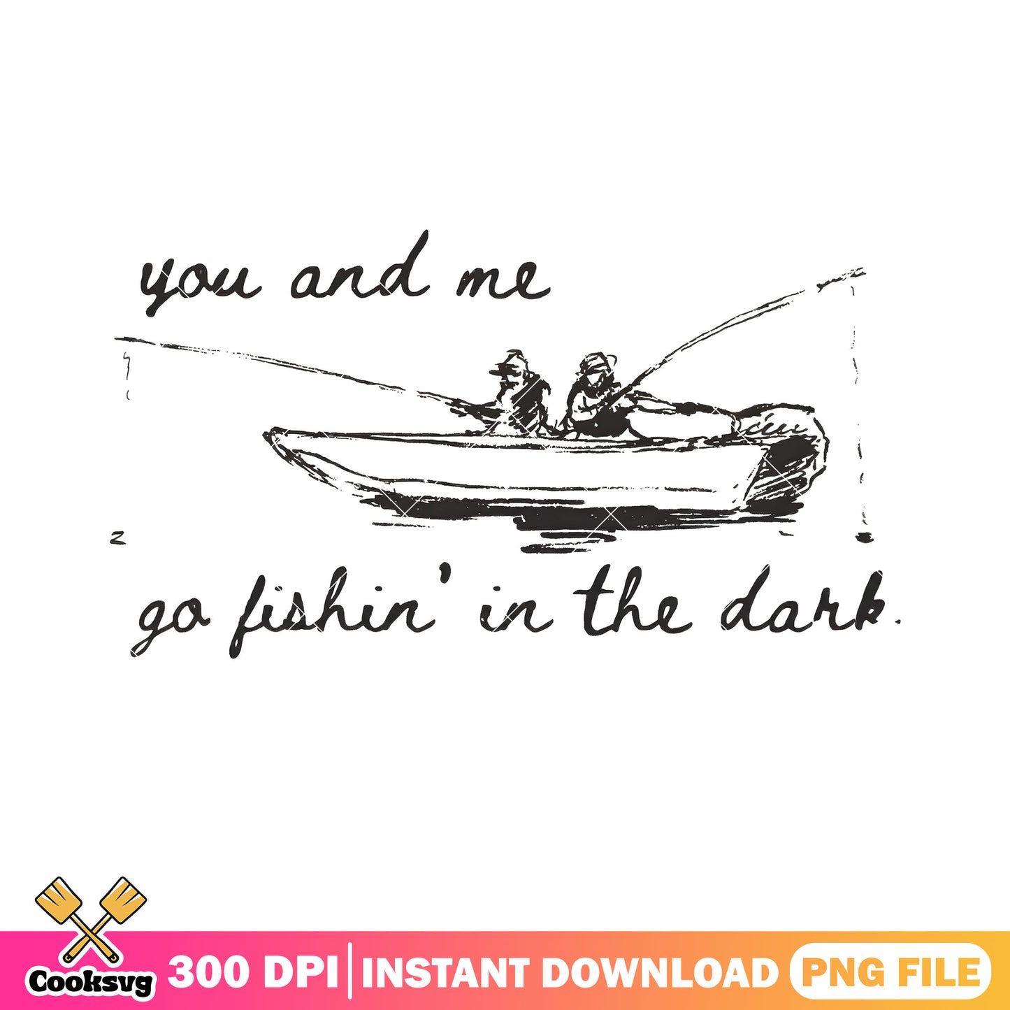 Fishing in the dark poster png, fishing meme png, t shirt design png