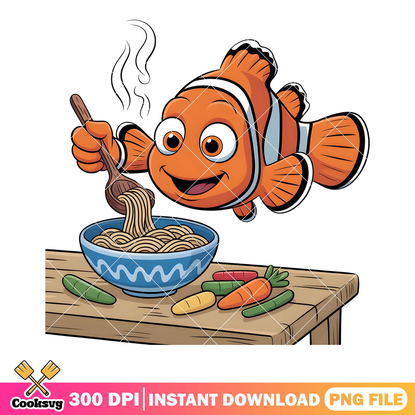 Fish noodle nemo png, poster nemo png, finding nemo png