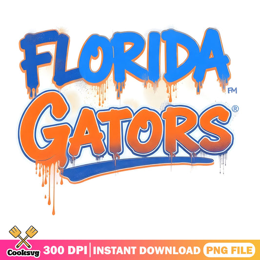 Florida Gators Drip PNG, UF Gators Football PNG, NCAA PNG