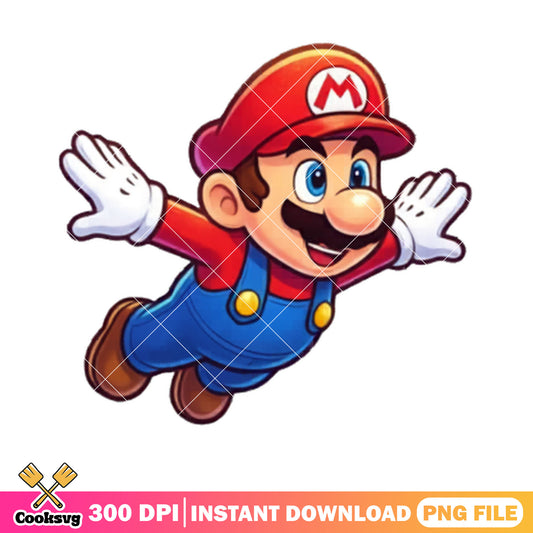 Fly mario vibes png, mario characters png, nintendo games png