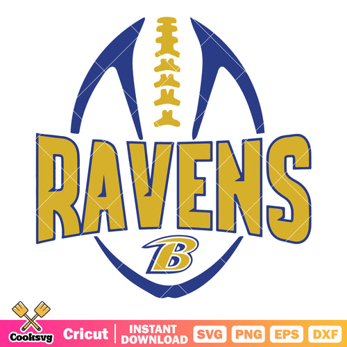 Football Ravens B logo svg. baltimore ravens svg, nfl logo svg