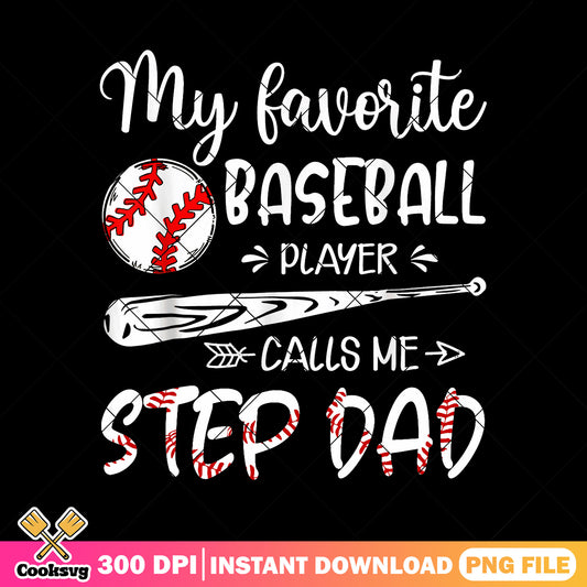 Football baseball player step dad png, vibes baseball​ png, best dad png