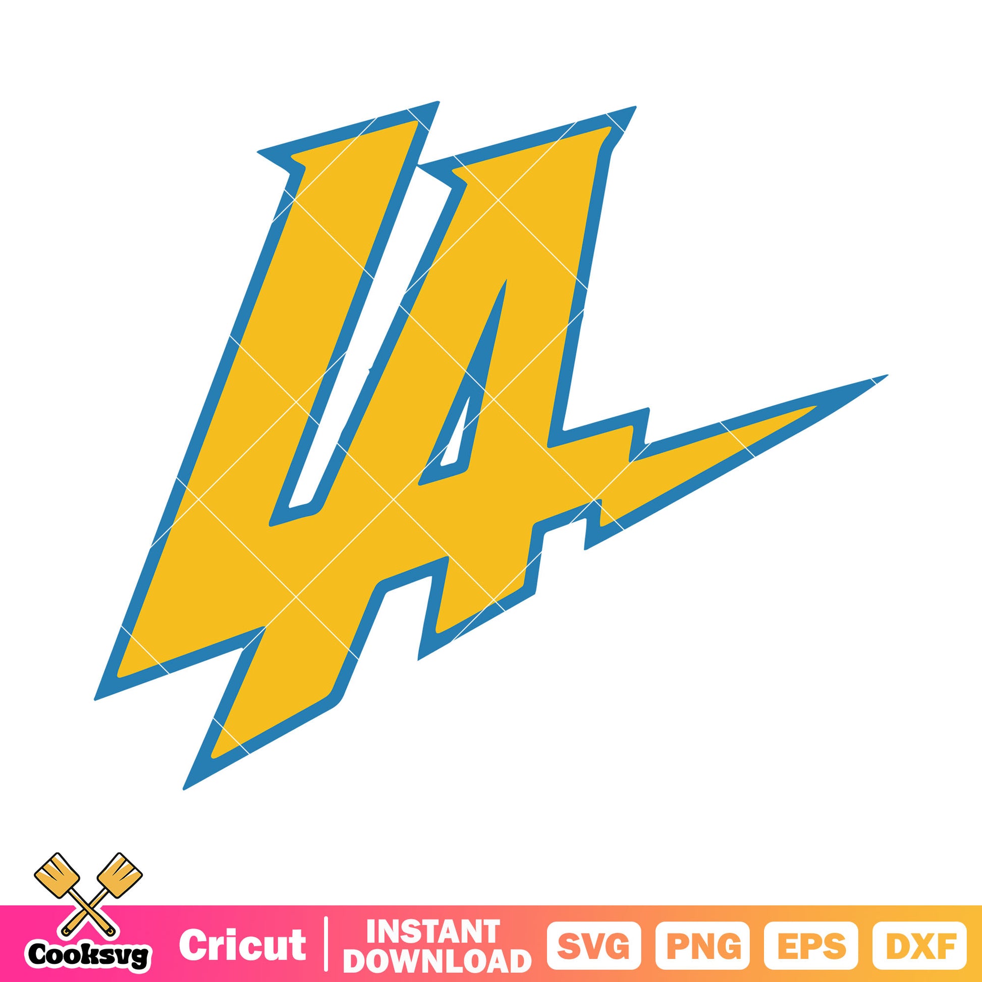 Football team from LA svg, national football leauge svg, la charger svg