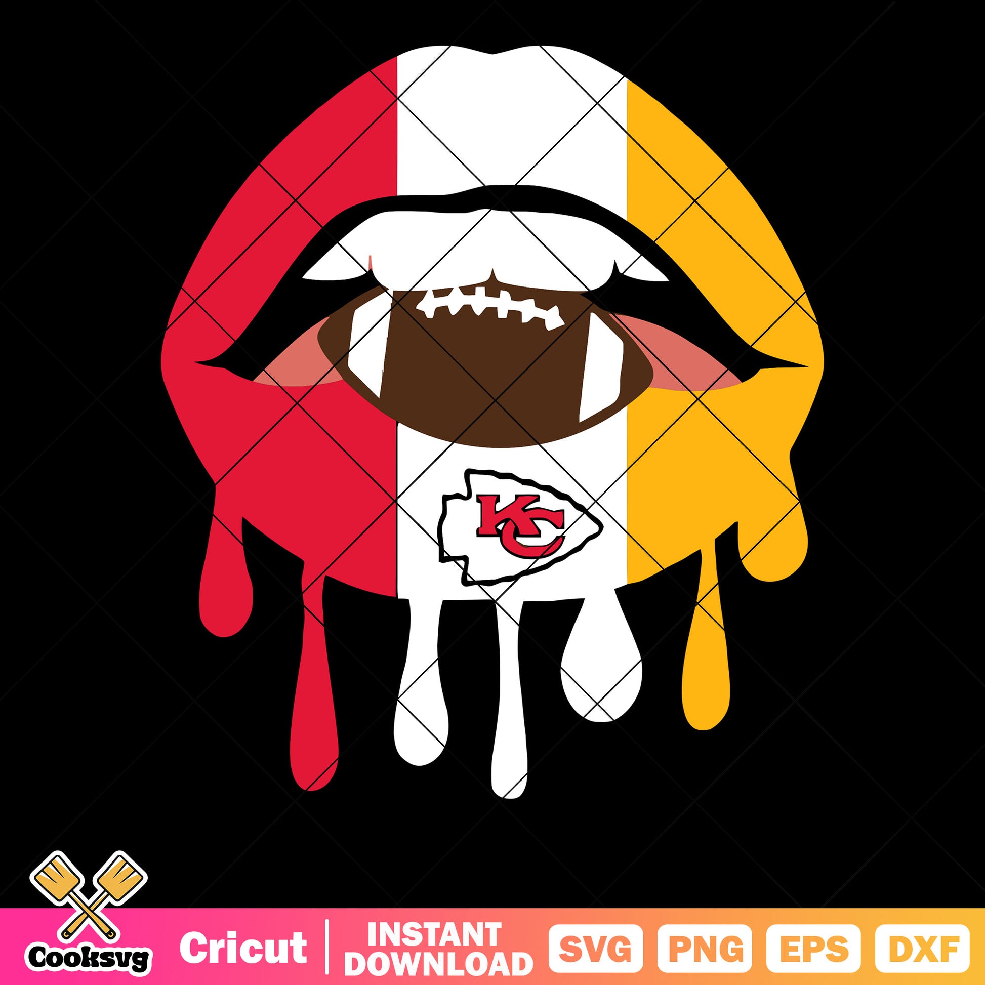 Football team from the west svg, kansas city chief​ svg, nfl teams svg