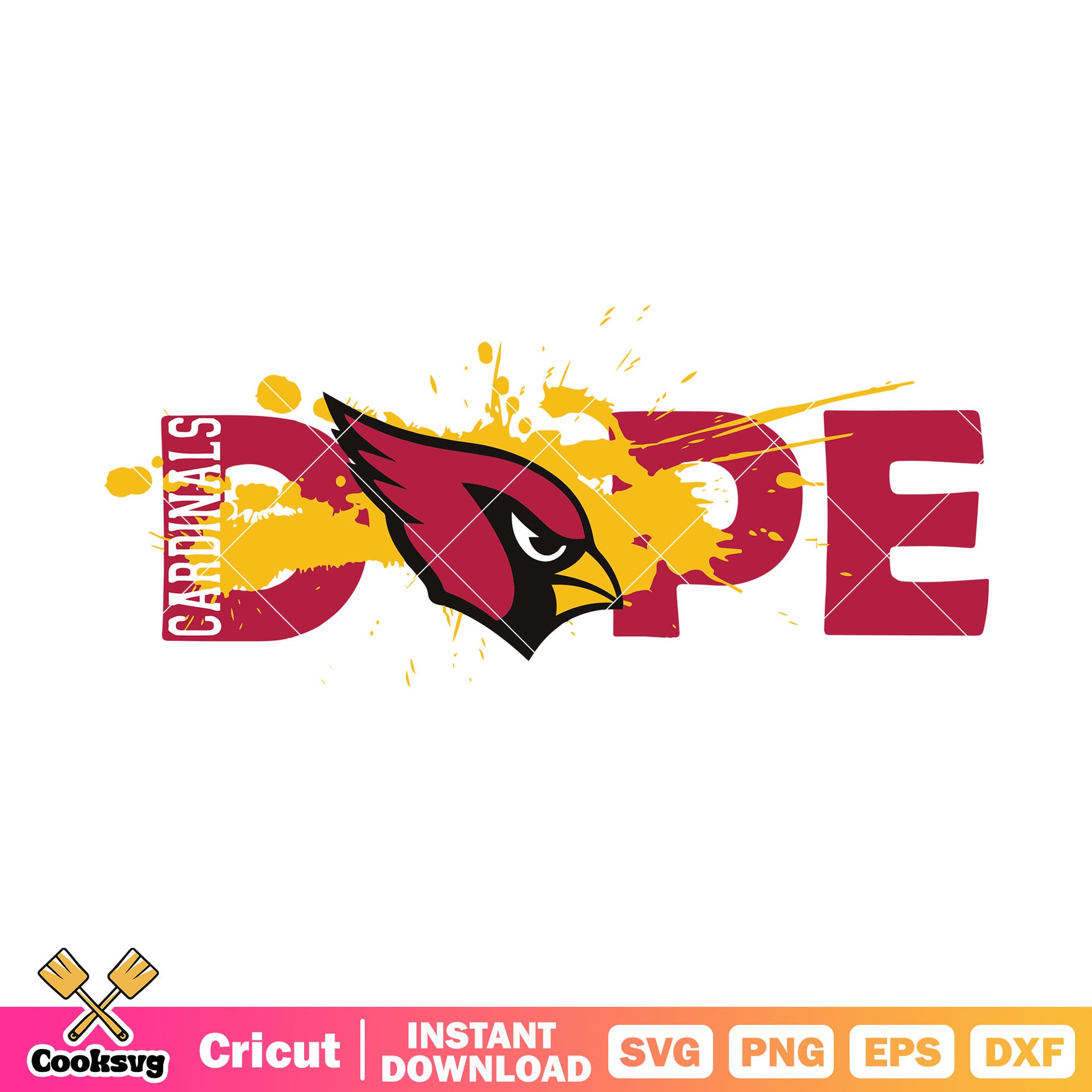Football team from the west svg, nfl team svg, arizona carinal svg