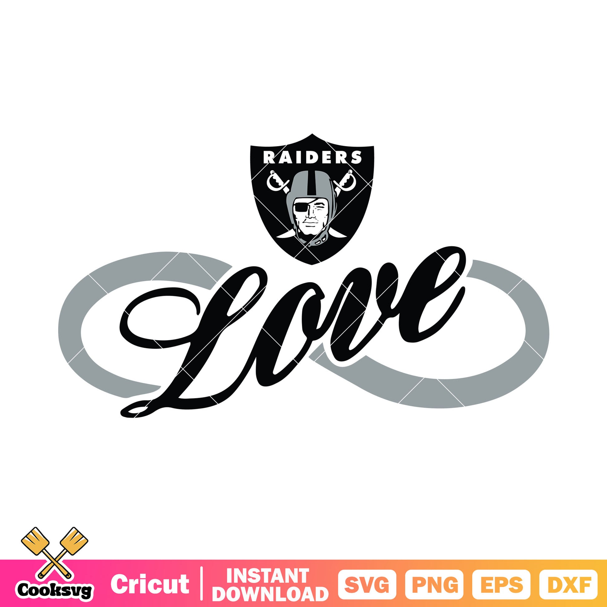 Forever love for pirate football team svg, oakland raiders​ svg