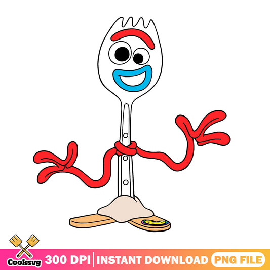 Forky Toy Story PNG, Disney Pixar Clipart, Toy Story PNG