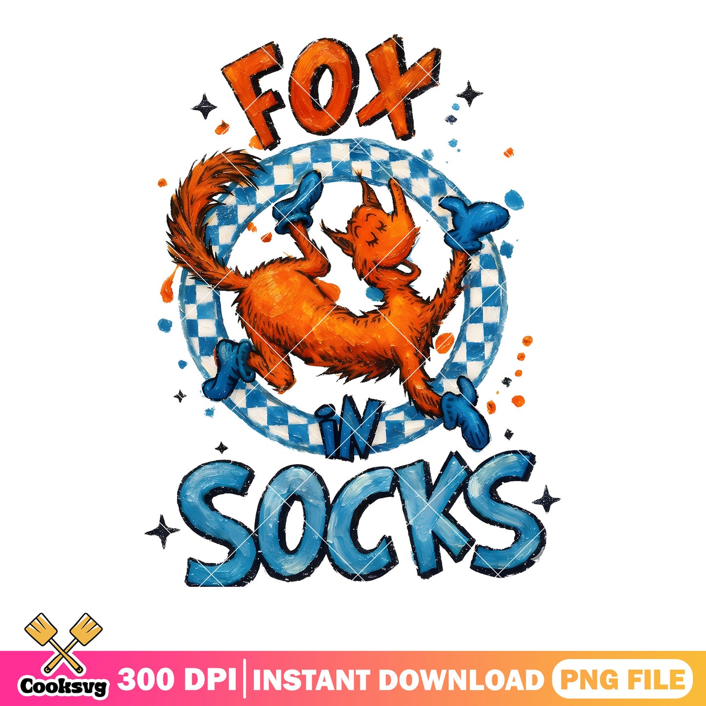 Fox in socks cartoon png, dr seuss png, cartoon for kids png
