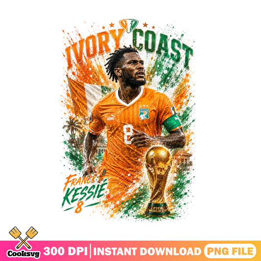 Franck Kessie Ivory Coast PNG, Soccer Player PNG, FIFA World Cup PNG