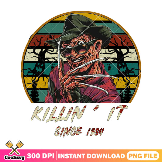 Freddy Krueger killing png, halloween movie png, horror movie png