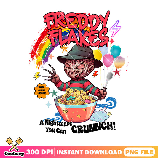 Freedy flakes chibi png, ​​freddy krueger png, horror freddy png