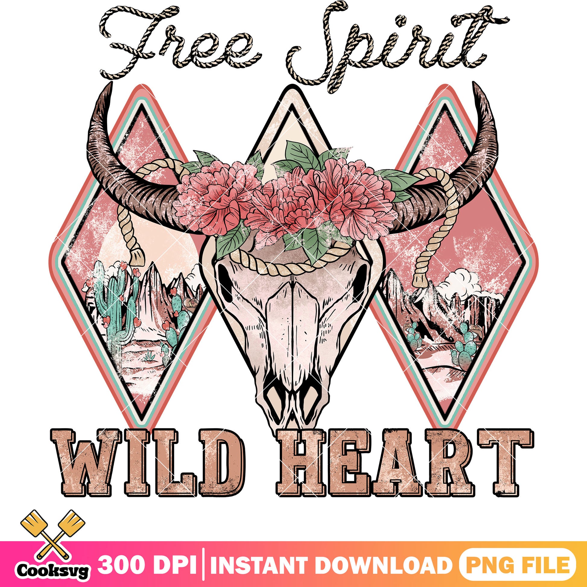 Free spirit wild heart pink valentine png, pink valentine png