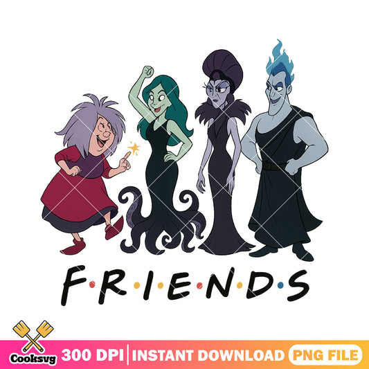 Friends od disney world png, walt disney world png, disney villains png