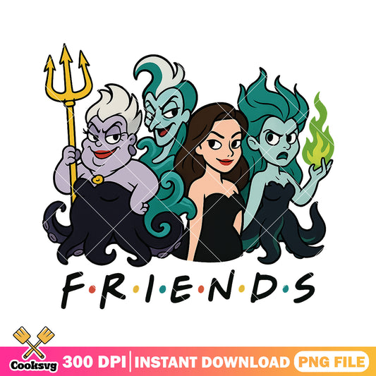 Friends of disney villain design png,  disney characters png