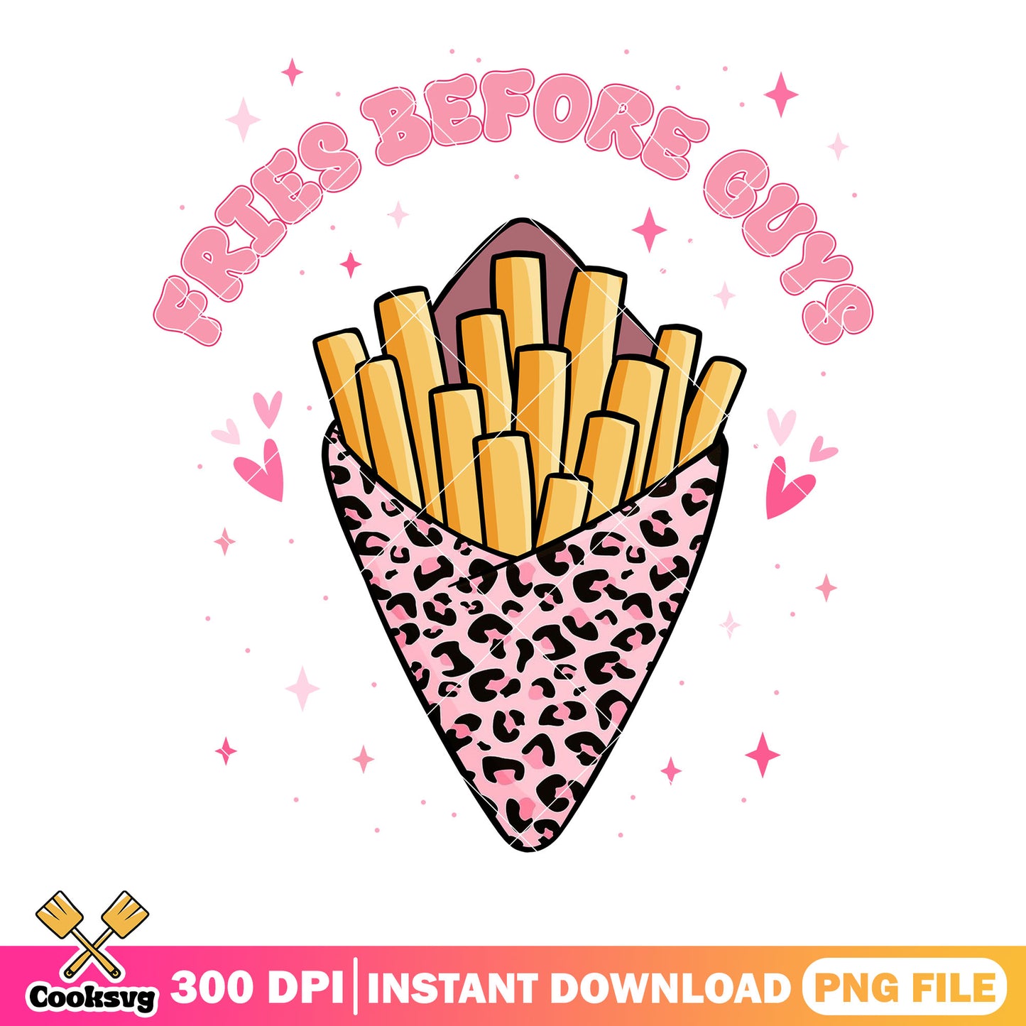 Fries before guy png, valentines poster png, funny valentines png