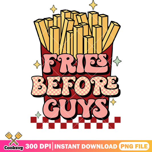 Fries before guys valentine snacks png, valentine snacks png