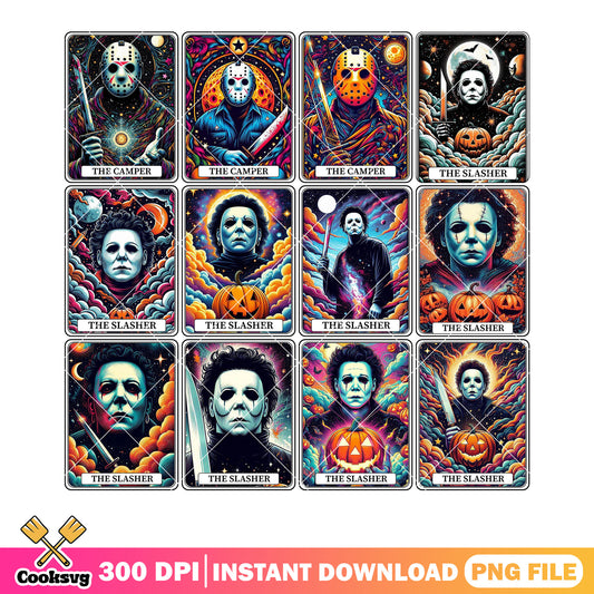 Full moon serial killer png bundle, ​magic cloud png, jack o lantern png