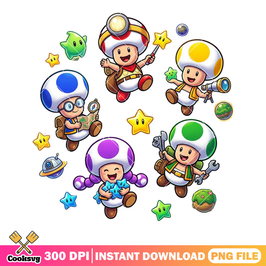 Full version toad murshroom png, mario games png, nintendo games png