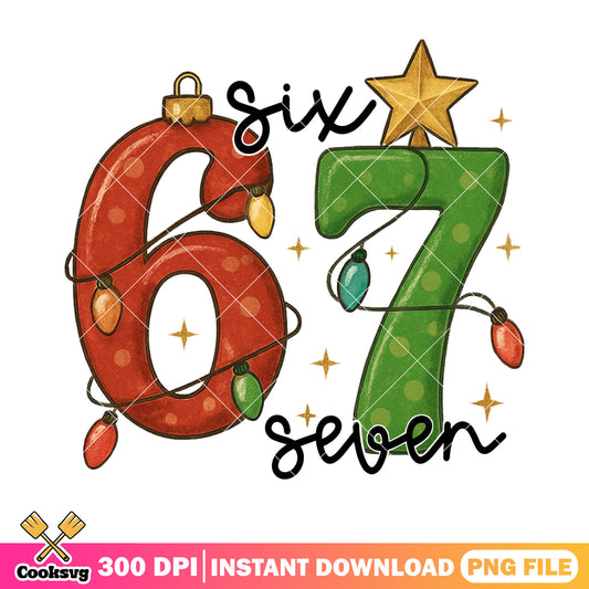 Funny 7 8 9 joke christmas png, decoration 67 christmas png, light png
