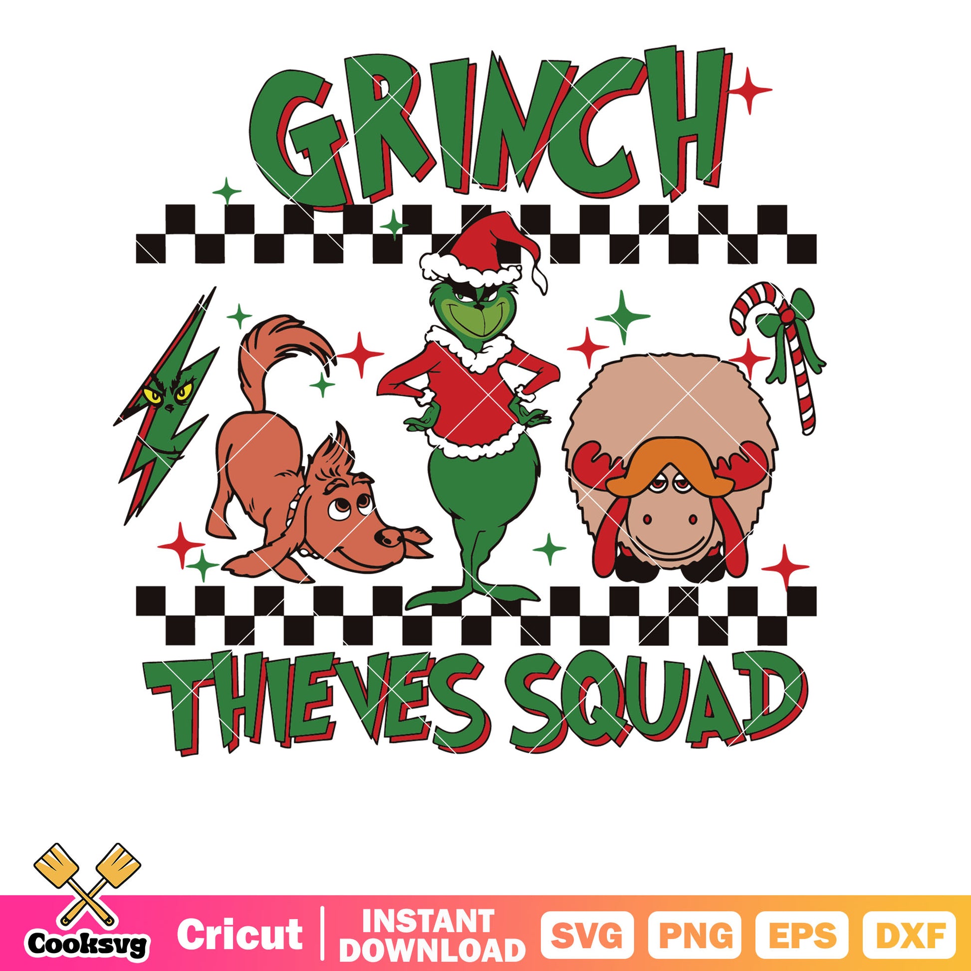 Funny Grinch Thieves Squad svg, grinch squad​ svg, grinchmas svg