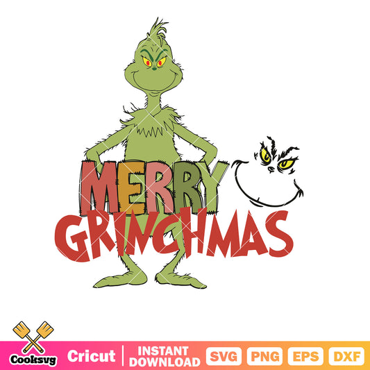Funny Merry Grinchmas svg design, merry grinchmas svg, the grinch svg