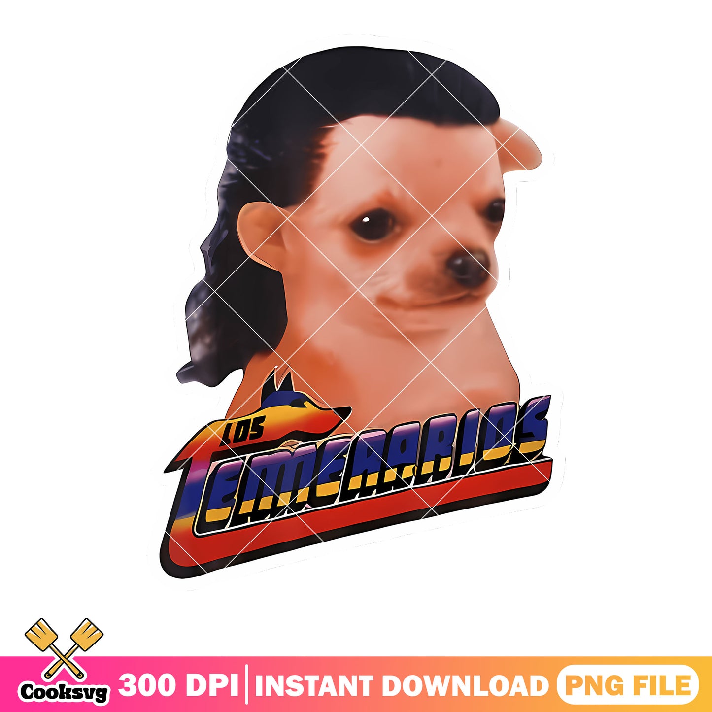 Funny art chihuahua los png, slick back hair png, funny memes ​png