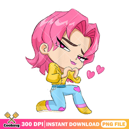 Funny love pose romance png, romance saja png, kpop netflix png