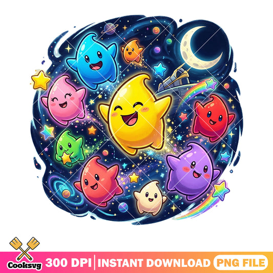 Funny luma galaxy png,  super mario galaxy png, nintendo switch png