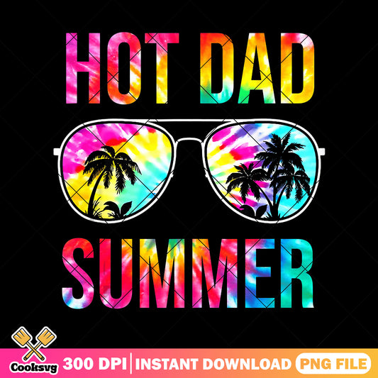 Funny summer hot dad png, beach sunglasses png, dad life png, dad bod png