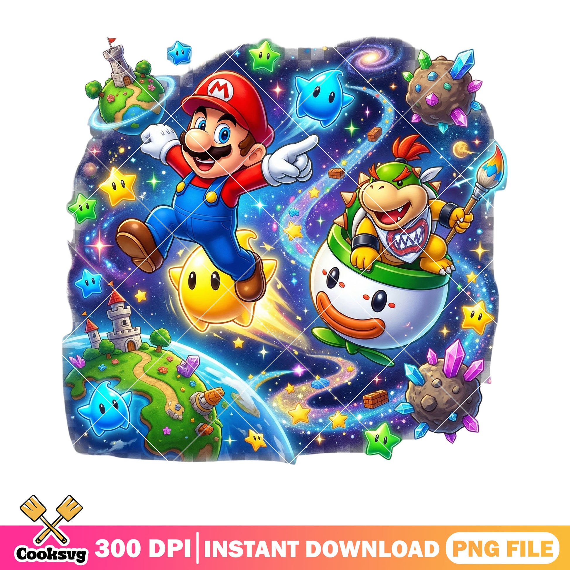 Galaxy chase mario browser png, mario bros png, super mario png