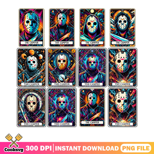 Galaxy killer jason png bundle, ​friday the 13th png, hockey mask png
