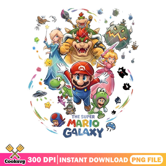 Galaxy version marion game png, luigi mario png, peach princess png