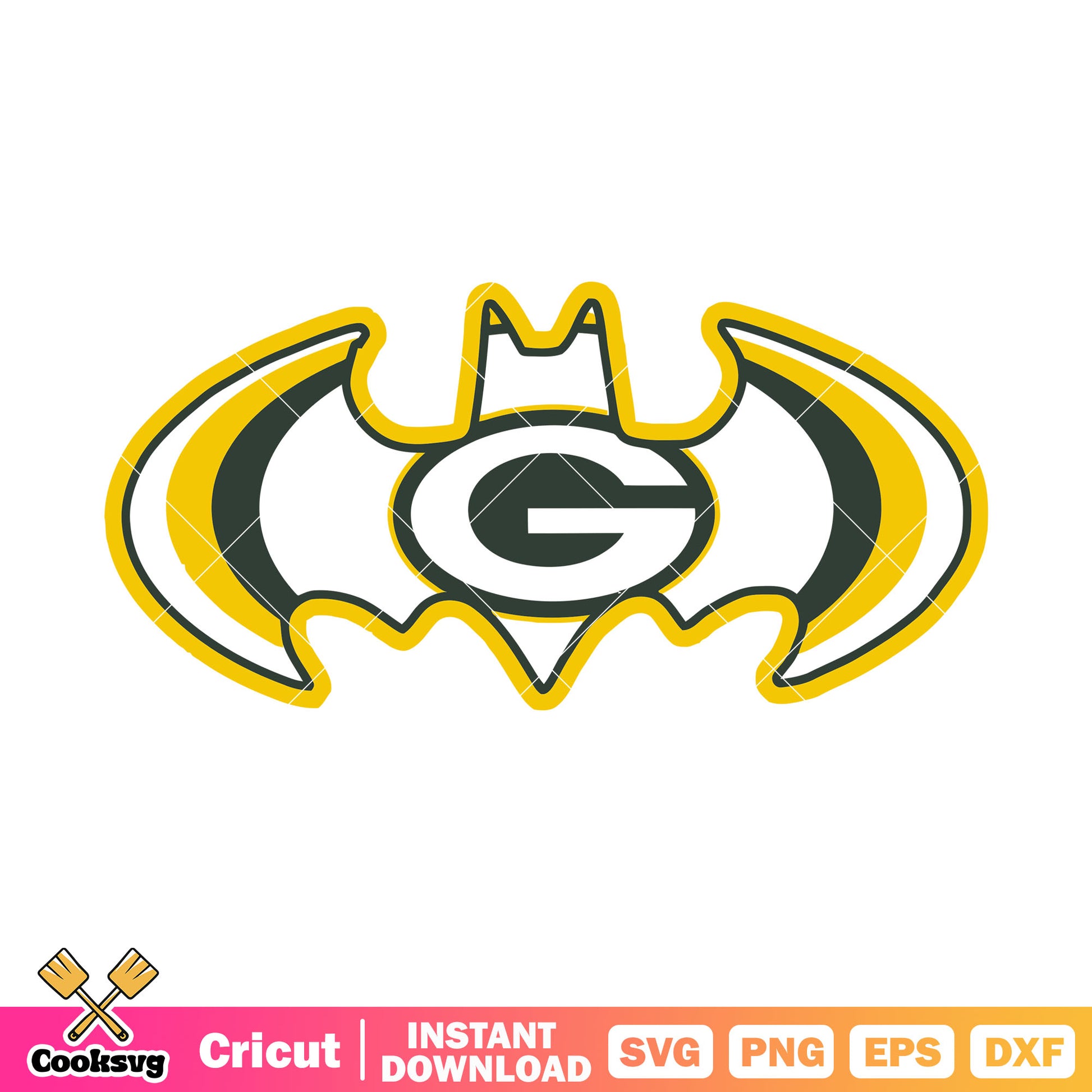 G batman football team svg, Green Bay Packers svg, NFC north svg
